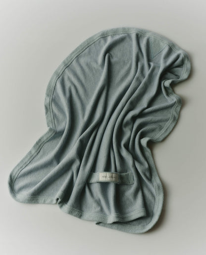 RŌZ + The GREAT The Sweatshirt Hair Towel. -- Seaglass