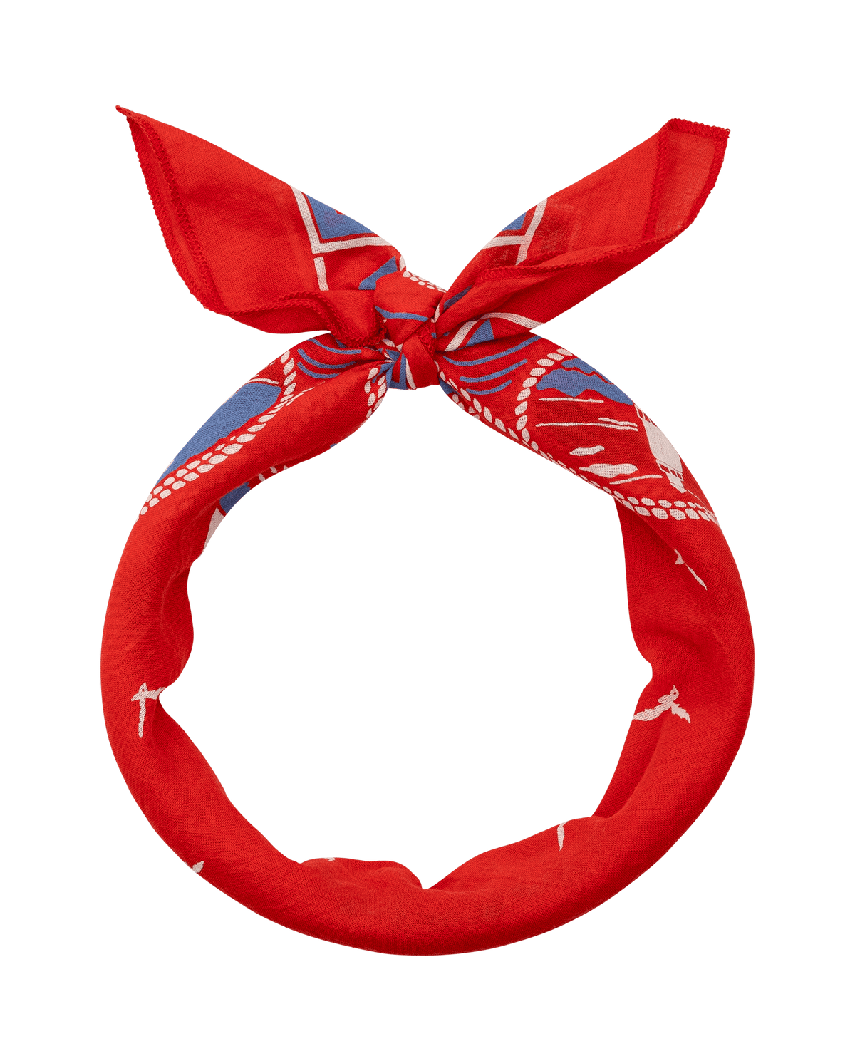 The Sailboat Bandana. -- Red