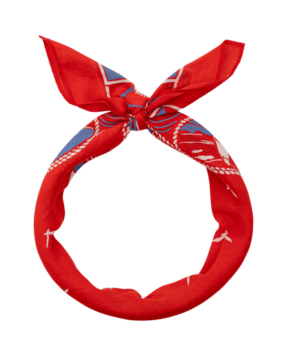 The Sailboat Bandana. -- Red