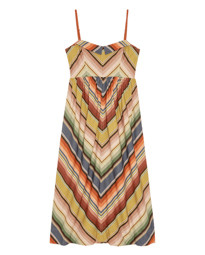 The Verse Dress. -- Davenport Stripe