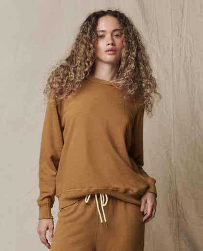 The College Sweatshirt. Solid -- Cork