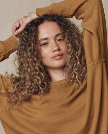 The College Sweatshirt. Solid -- Cork