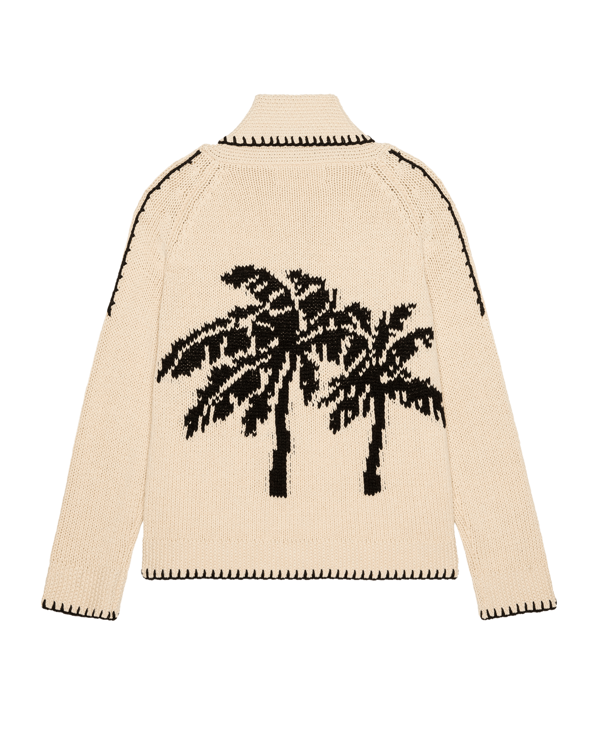 The Palm Lodge Cardigan. -- Cream