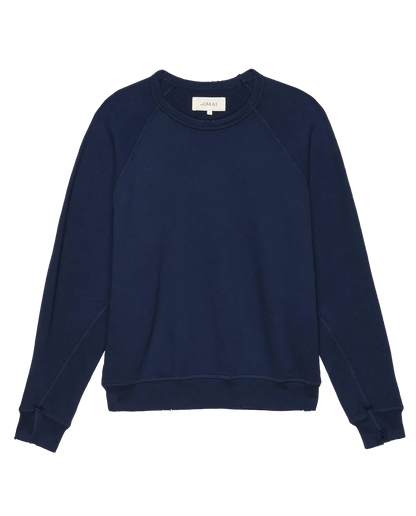 The College Sweatshirt. Solid -- True Navy
