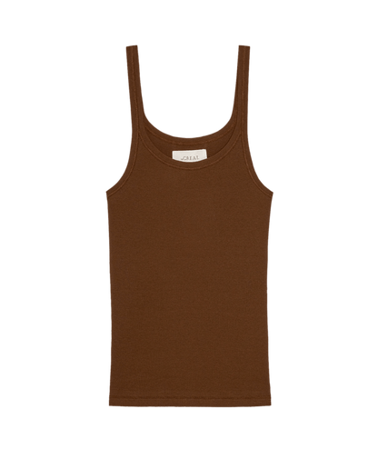 The Baby Rib Tank. -- Chocolate