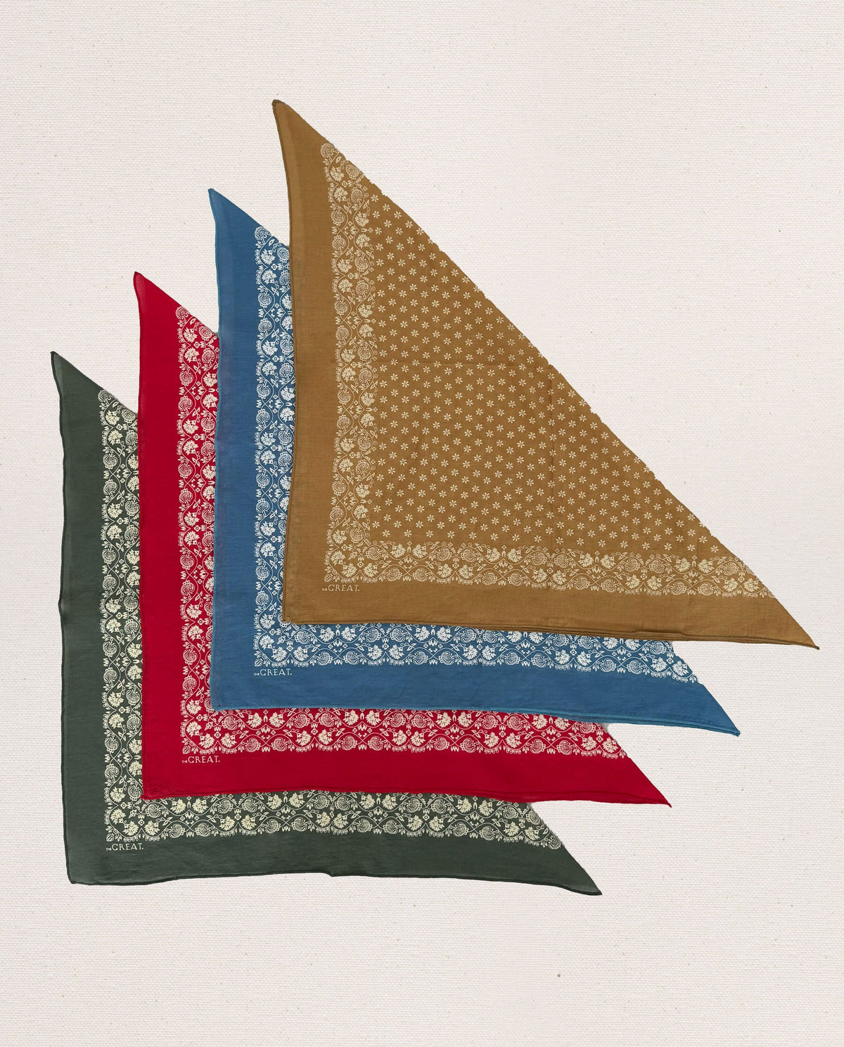 The Bandana. -- Small -- Dusty Blue