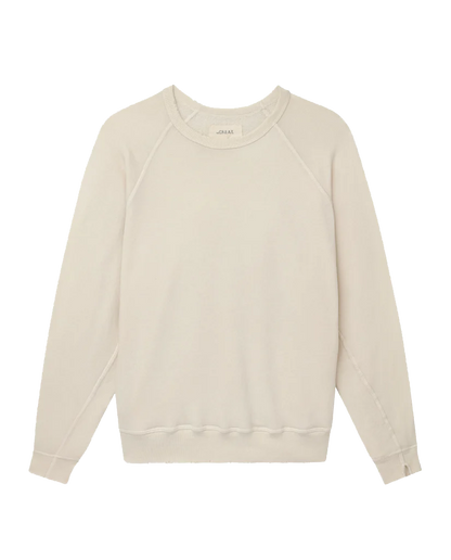 The College Sweatshirt. Solid -- Washed White